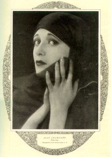 A page from 'Redbook' magazine, August 1926. Joan shot by Ruth Harriet Louise.