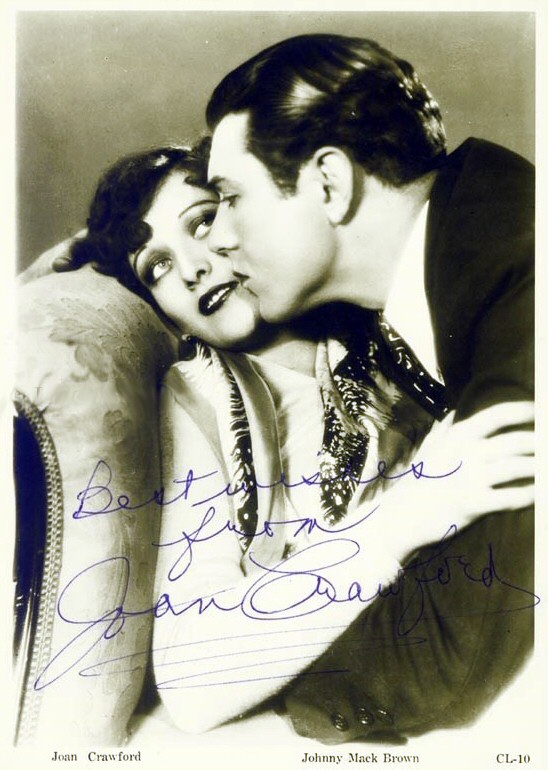 1928. Publicity for 'Our Dancing Daughters' with Johnny Mack Brown.