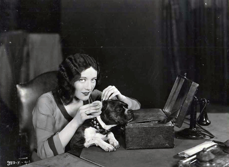 1927. On the set of 'The Understanding Heart.'