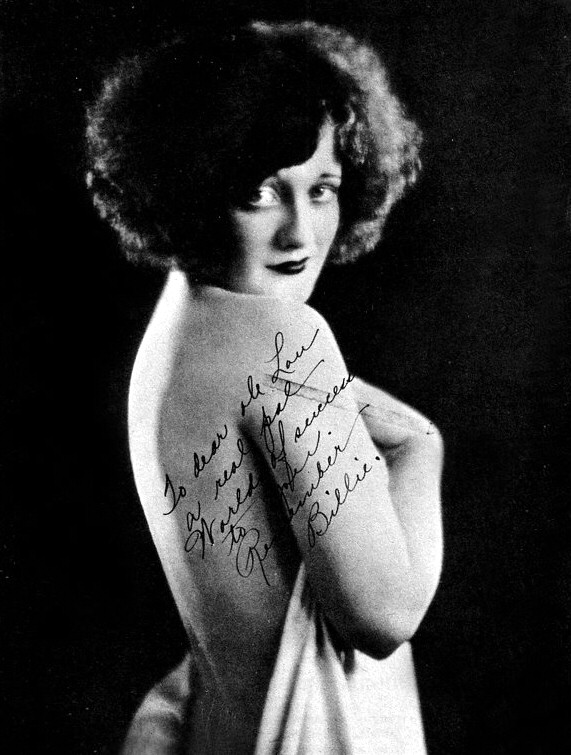 Circa 1923. Billie Cassin.