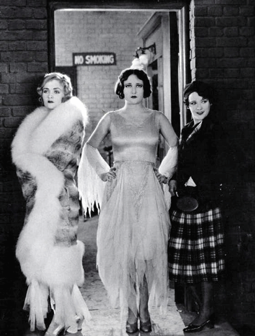 With Constance Bennett, left, and Sally O'Neil.