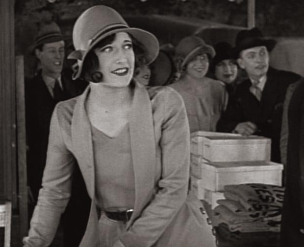 1926. A screen shot from 'Tramp, Tramp, Tramp.'
