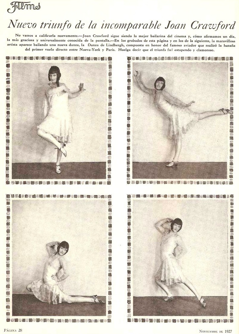 1927. Doing the Lindy Hop. From an unknown Argentinean magazine.