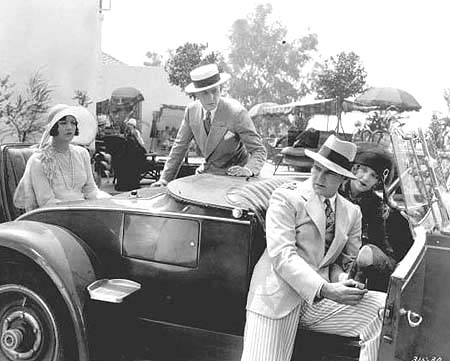 1927, 'Spring Fever,' with William Haines in front seat.