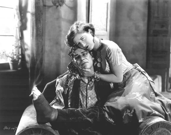 With Lon Chaney.