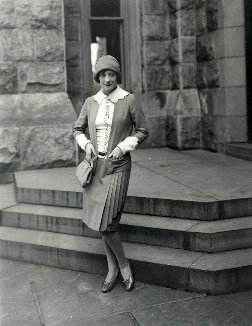 1928. Publicity on the set of 'West Point.'