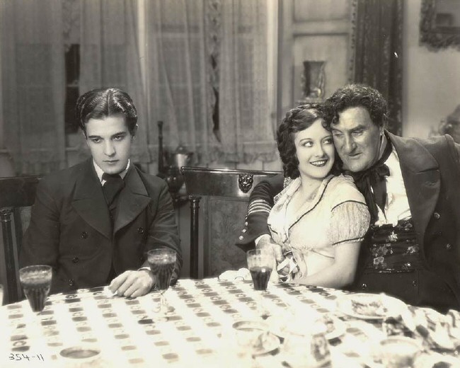 With Ramon Novarro, left, and Ernest Torrence.