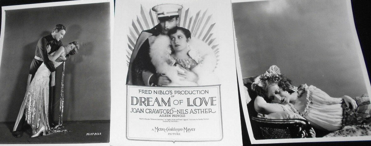 1928. Publicity for 'Dream of Love.'
