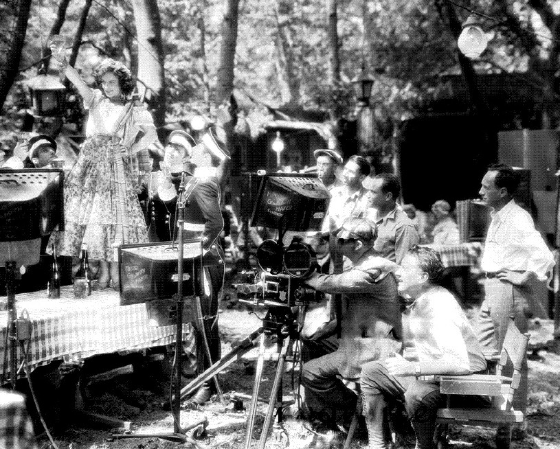 1928. On the 'Dream of Love' set.