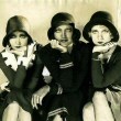 With Dorothy Sebastian and Anita Page.