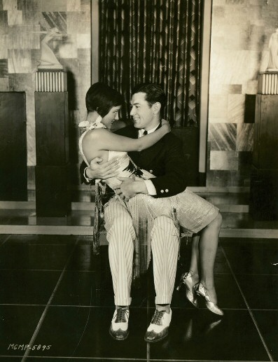 1928. Publicity for 'Our Dancing Daughters' with Johnny Mack Brown.