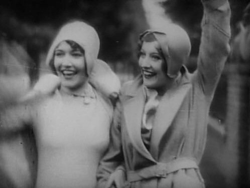 1928. 'Our Dancing Daughters' screen shot with Dorothy Sebastian.