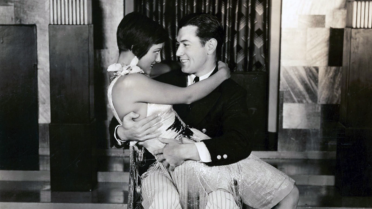 1928. 'Our Dancing Daughters' publicity with Johnny Mack Brown.