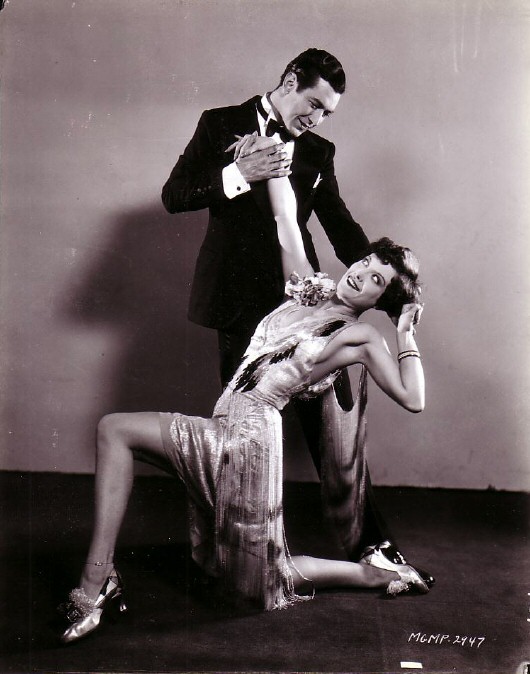 1928, 'Our Dancing Daughters,' with Johnny Mack Brown.