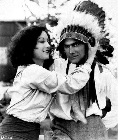 1928. 'Rose-Marie.' With director Lucien Hubbard.