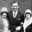 6/10/29. Back in Los Angeles after the wedding. With Joan's mother, right.