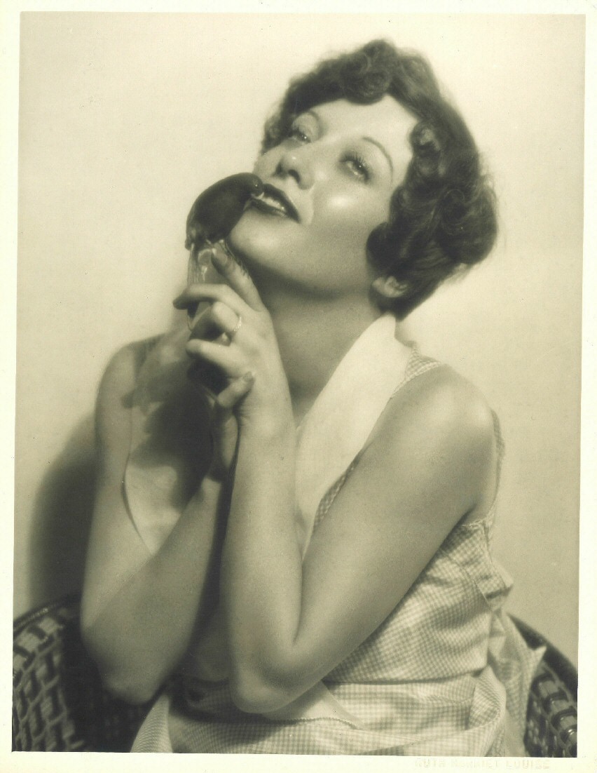 1928 publicity by Ruth Harriet Louise.