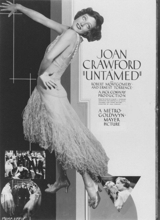 1929 MGM publicity collage for 'Untamed.'