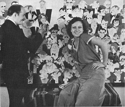Circa 1930, with Xavier Cugat.