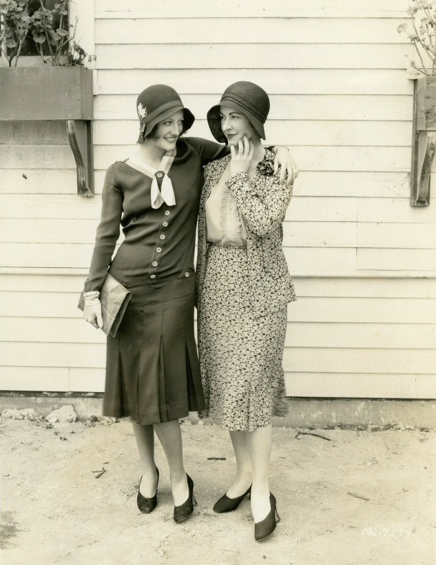 1930. With British actress Kay Hammond.