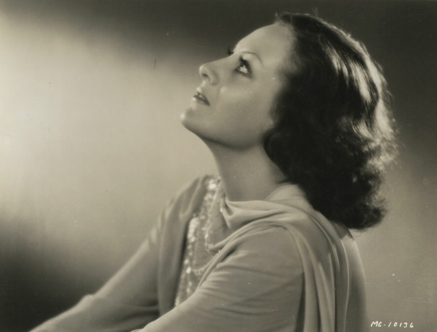 1930 publicity shot by Hurrell.