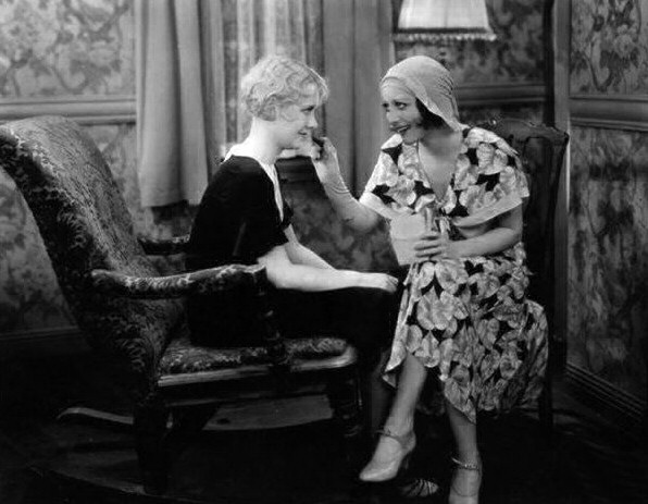 1930. Screen shot from 'Our Blushing Brides' with Anita Page.