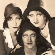 1930. 'Our Blushing Brides' publicity with Dorothy Sebastian and Anita Page.