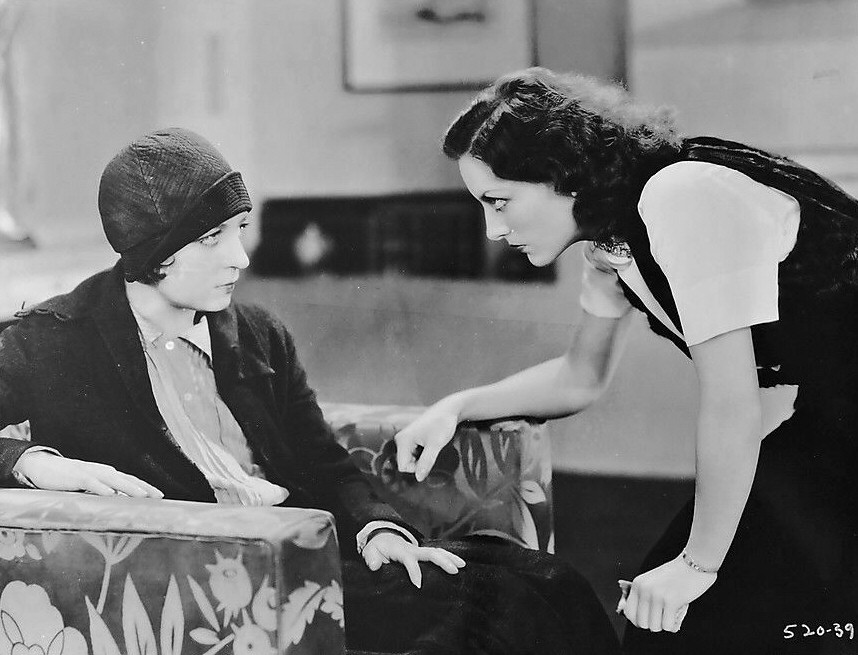 1930. A film still from 'Paid.'