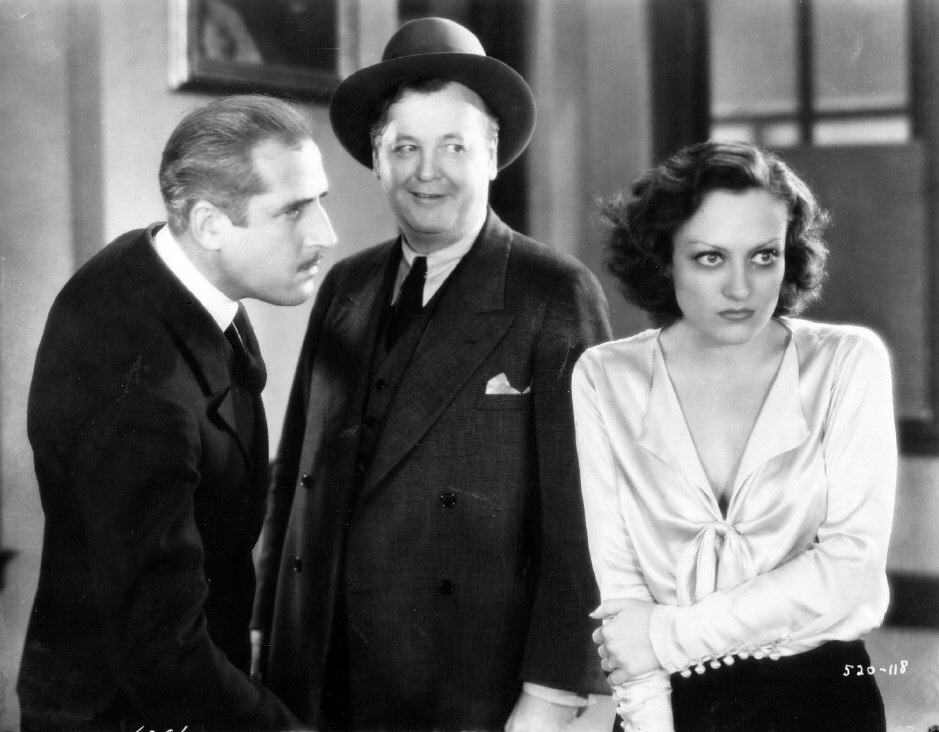 1930. 'Paid.' With John Miljan, left, and Robert Emmett O'Connor.