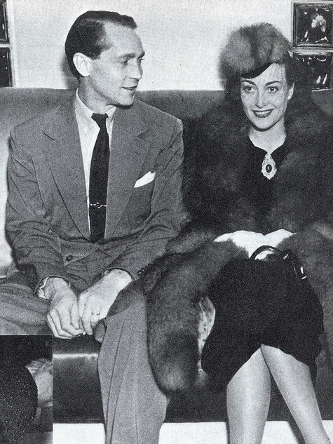 1935. With husband Franchot Tone.