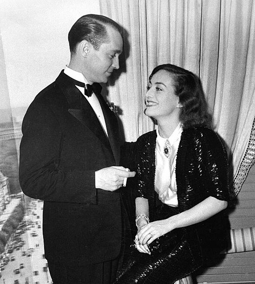 Circa 1936, with husband Franchot Tone.