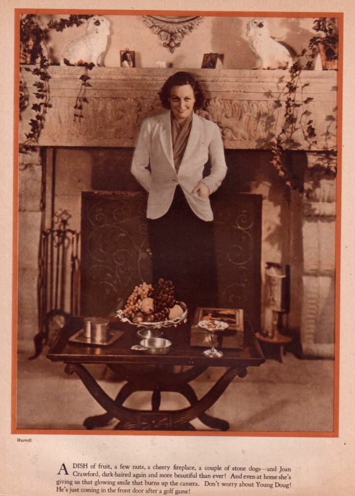 1931 at home, shot by Hurrell.