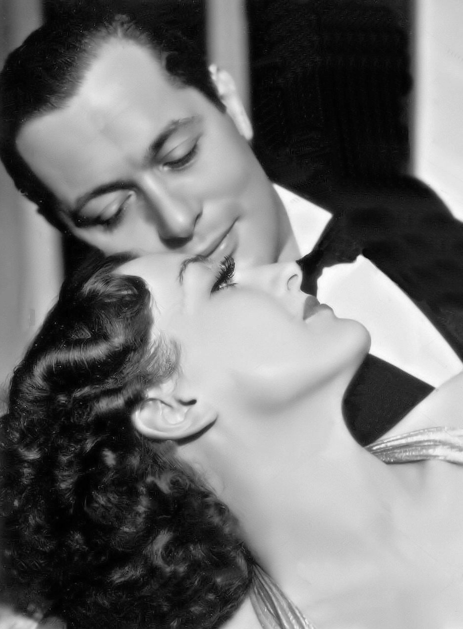 1935. Publicity for 'No More Ladies' with Robert Montgomery.