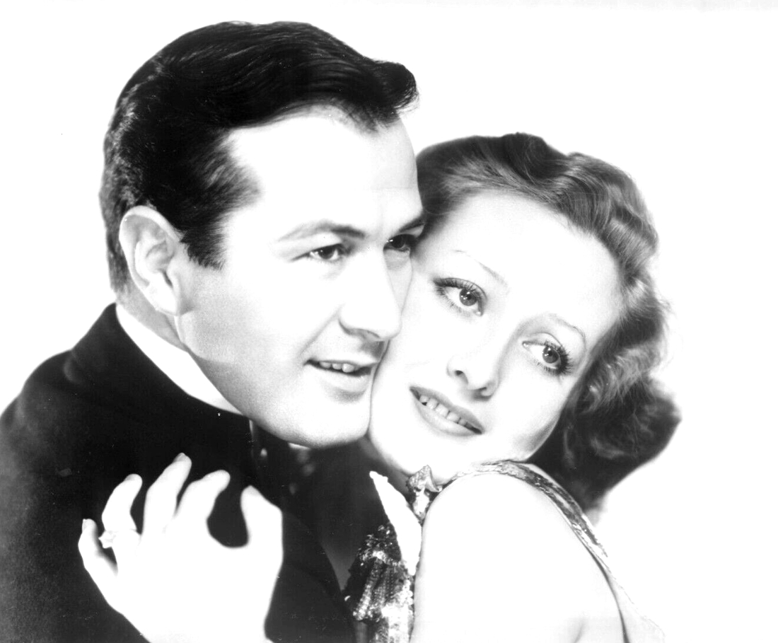 1931. 'Dance, Fools, Dance' publicity with Lester Vail.
