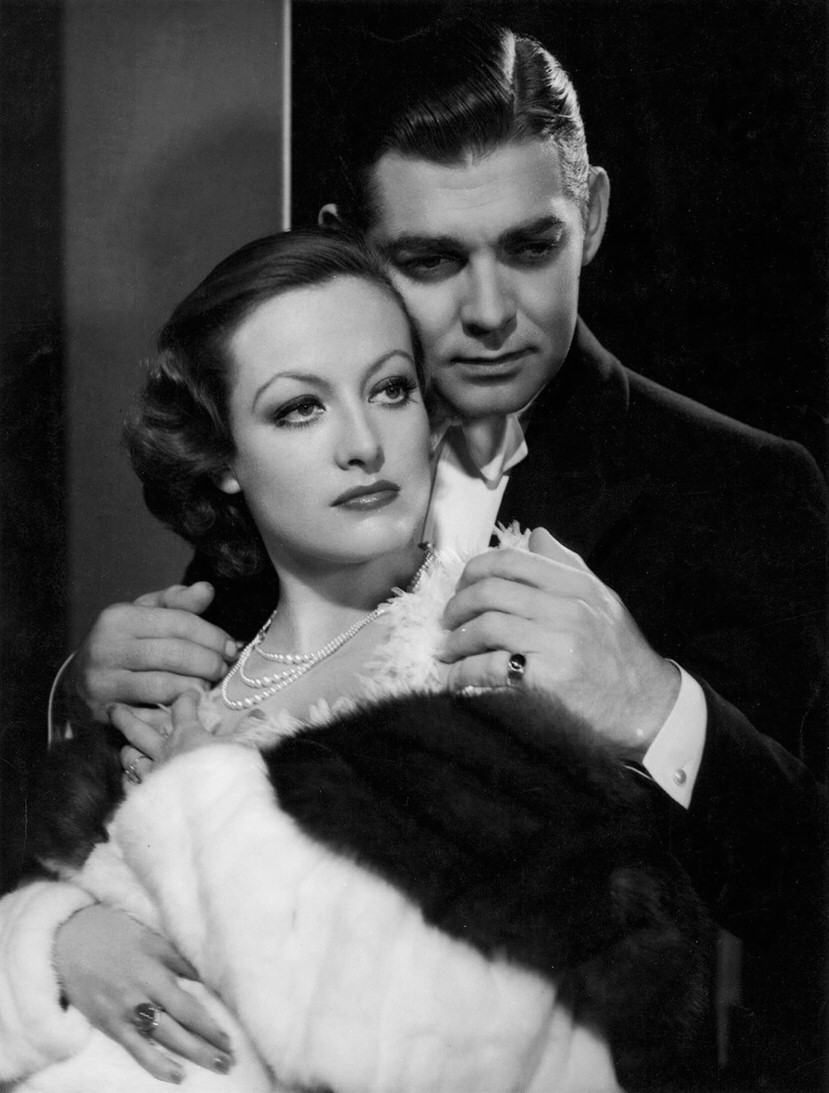 1931. Publicity for 'Possessed' with Clark Gable.