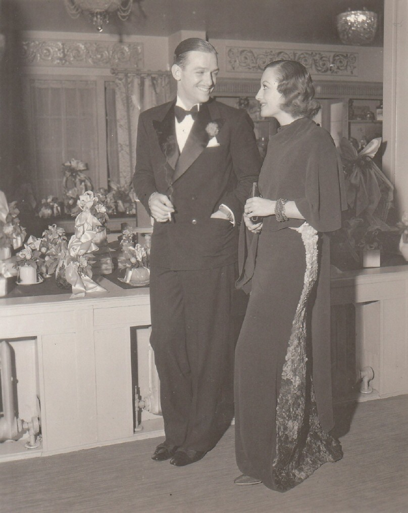 1932. With Doug Fairbanks, Jr., at LA's Ambassador Hotel.