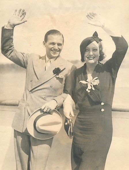 August 1932. Back in NYC with husband Doug after their European vacation.