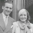 Summer 1932. Back in California with Doug Fairbanks, Jr., after their belated honeymoon in Europe.