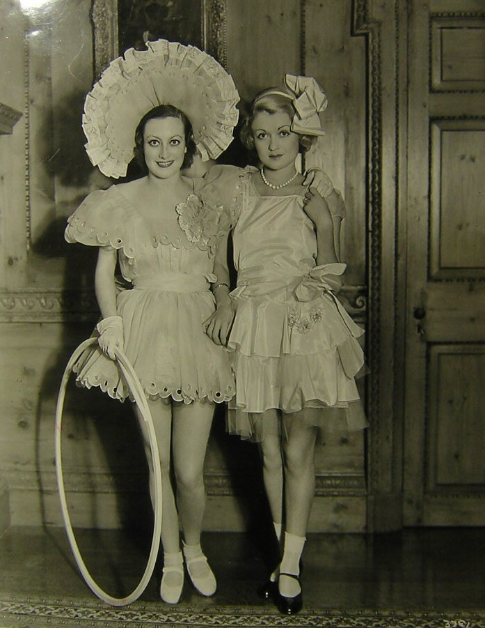 1932. With Constance Bennett at Marion Davies' 'Kiddie Party.'