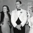 1932. With husband Doug Fairbanks, Jr., and his stepmother Mary Pickford.