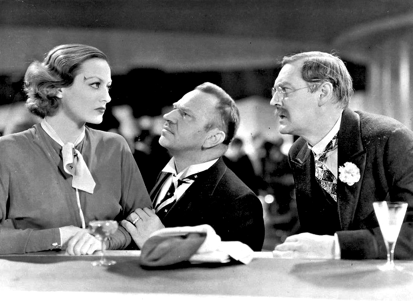 1932. 'Grand Hotel..' With Wallace Beery (center) and Lionel Barrymore.