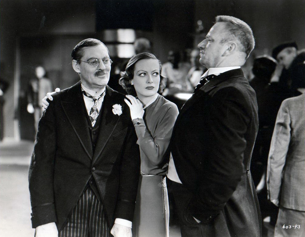 1932. 'Grand Hotel.' With Lionel Barrymore (left) and Wallace Beery.