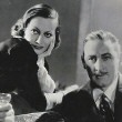 1932. 'Grand Hotel' publicity with Lionel and John Barrymore.