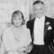 With husband Doug Fairbanks, Jr., at the premiere of 'Grand Hotel.' (Includes press caption.)