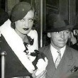 July 1932 at Victoria Station with husband Doug and British actress Heather Thatcher.