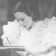 1932. On the set of 'Letty Lynton.'