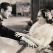 1932. 'Letty Lynton' film still, with Robert Montgomery.