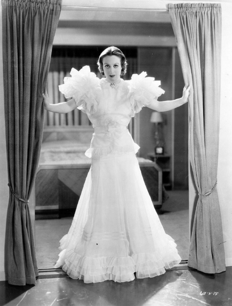 1932. 'Letty Lynton.' Shot by Hurrell. Dress by Adrian.