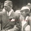 With Doug Fairbanks, Jr., in London. July 1932.