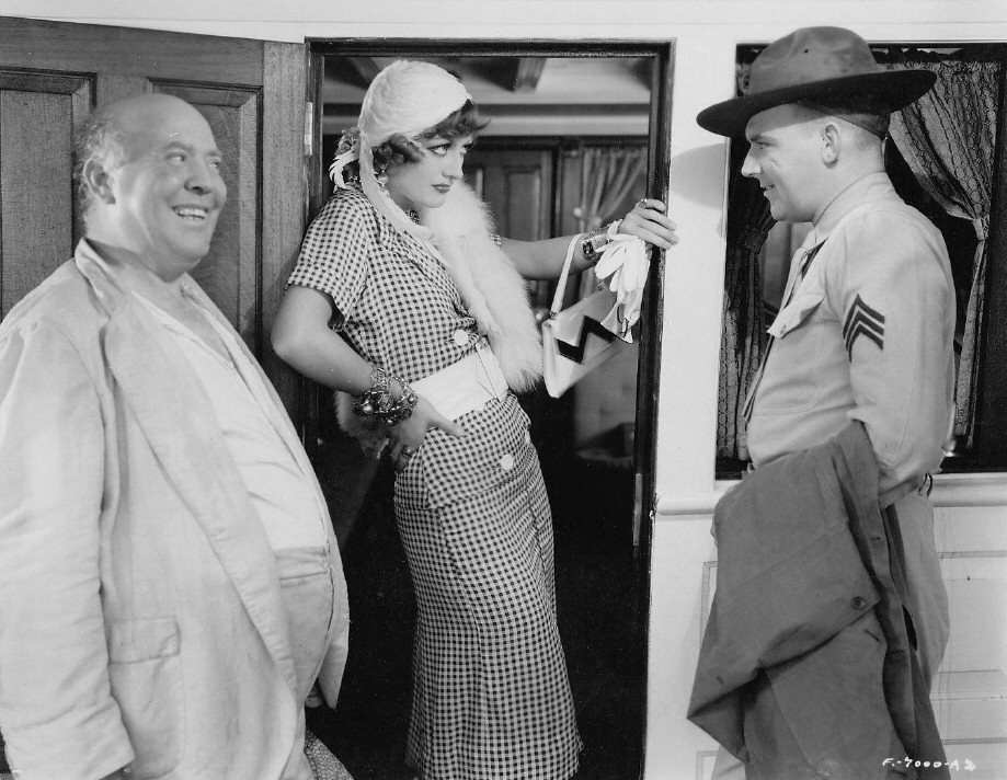 1932. 'Rain.' With Guy Kibbee, left, and William Gargan.